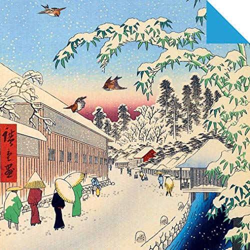 Origami Paper 200 sheets Hiroshige Prints 6 3/4" (17 cm): High-Quality Double Sided Origami Sheets With 12 Different Woodblock Prints (Instructions for 6 Projects Included) Tuttle Publishing