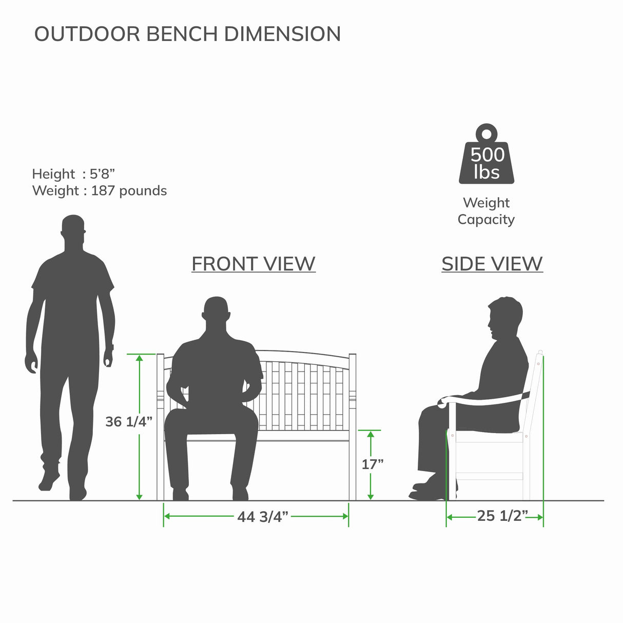 Cambridge Casual Arie 4-Foot Teak Wood Outdoor Garden Bench – Weather-Resistant Wooden Patio Bench for Porch, Deck, Lawn, Backyard, or Balcony – Stylish and Durable Seating Cambridge Casual