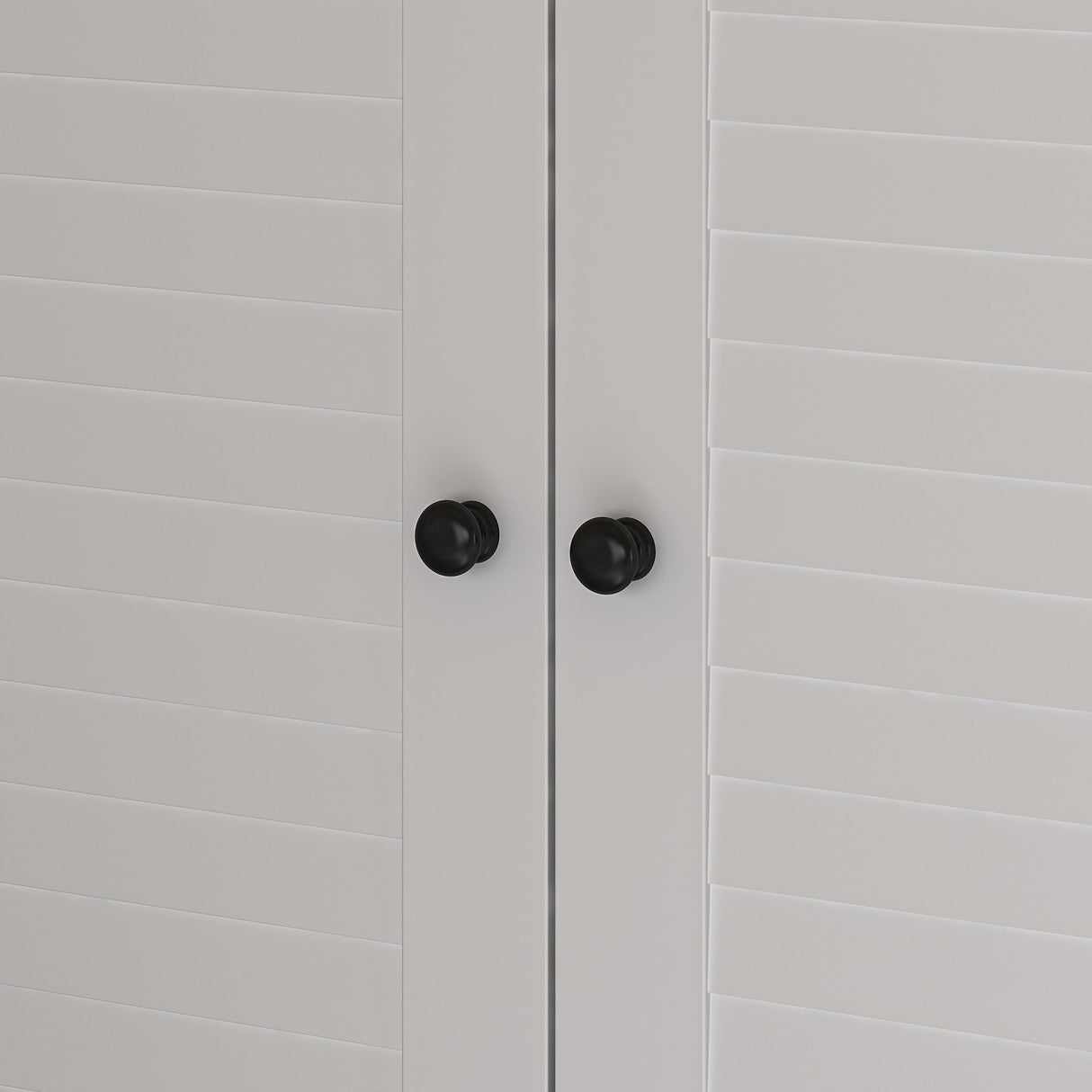 ECACAD Extra Tall Wardrobe Armoire with Top Cabinet, 10 Shelves, 4 Drawers, Hanging Rod & 8 Louver Doors, Wooden Closet Storage Cabinet for Bedroom, White (59”W x 19”D x 94.5”H) ECACAD