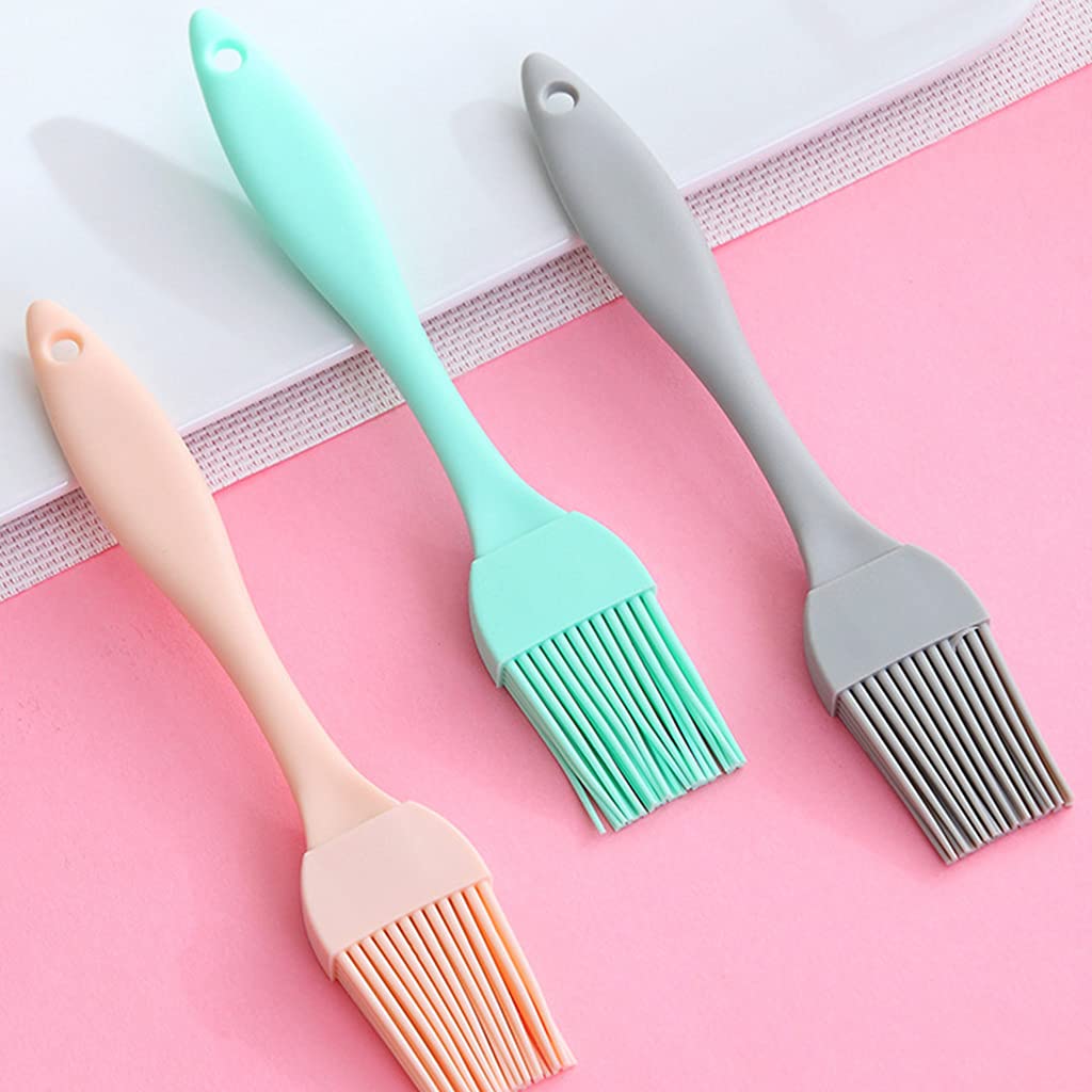 NTCLHFXU Silicone Pastry Brush Oil Butter Basting Brush for BBQ Grill Cooking Baking Silicone Basting Pastry Brush NTCLHFXU