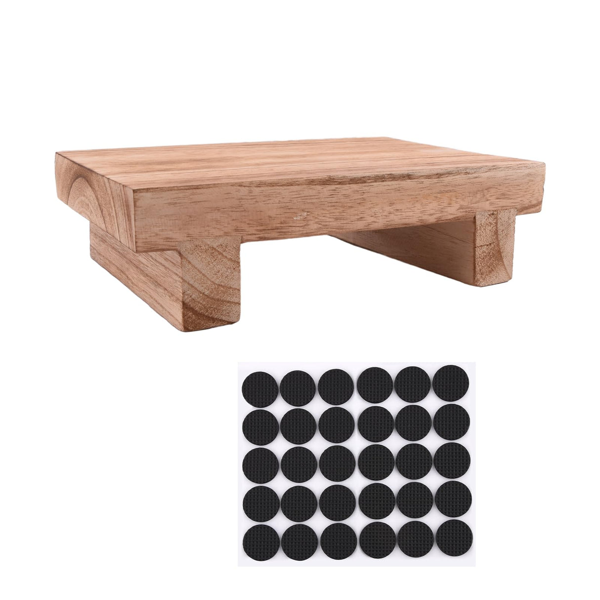 Wood Step Stool,Wooden Utility Step, Toddler Step Stool for Kids, Bathroom Potty Stool, Kitchen Stool, Bed Stool,Small Wooden Step Stool for Bedroom,Children's Stool Denpetec