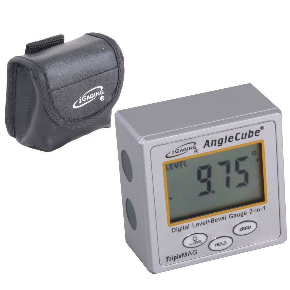 iGaging AngleCube Digital Level + Bevel Gauge 2 in 1 iGaging