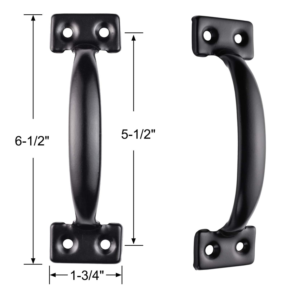 Heavy Duty Gate Hardware Kit,with Self Locking Gate Latch,2 PCS 6inch T-Hinges,1 PC 6.5inch Gate Handle SANKINS