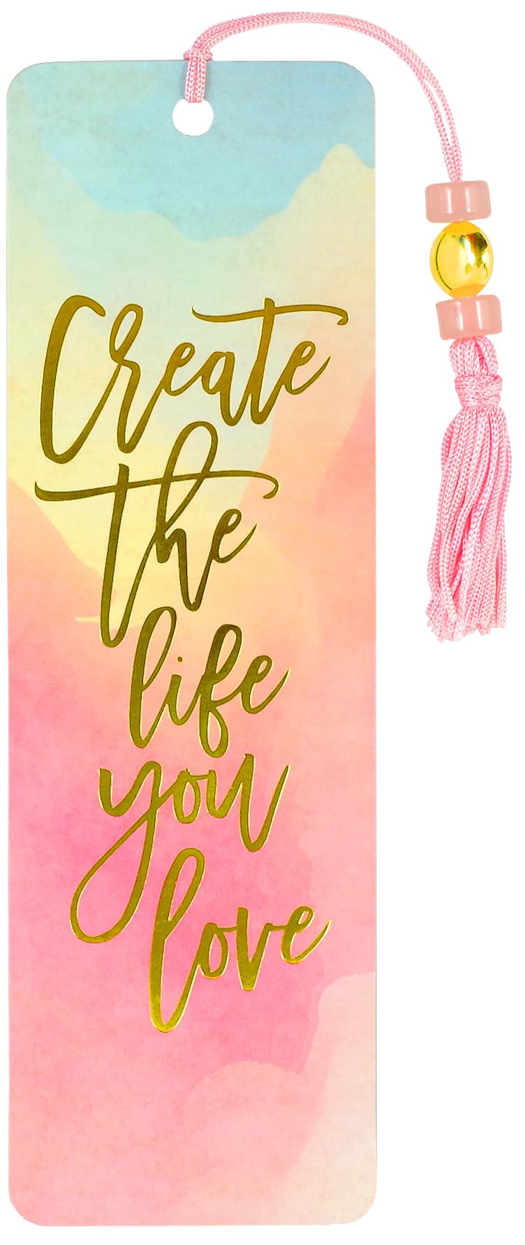 Watercolor Sunset Beaded Bookmark PETER PAUPER PRESS