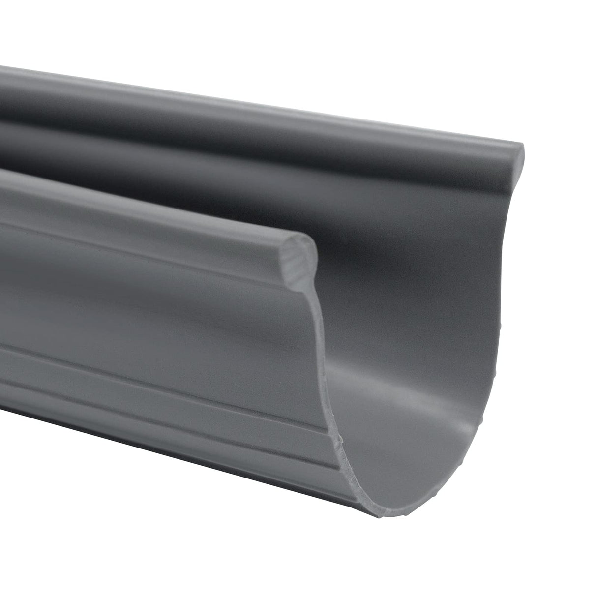 Garage Door Weather Seal - Bottom Seal Bead Type - Grey Vinyl (16') Earthtec