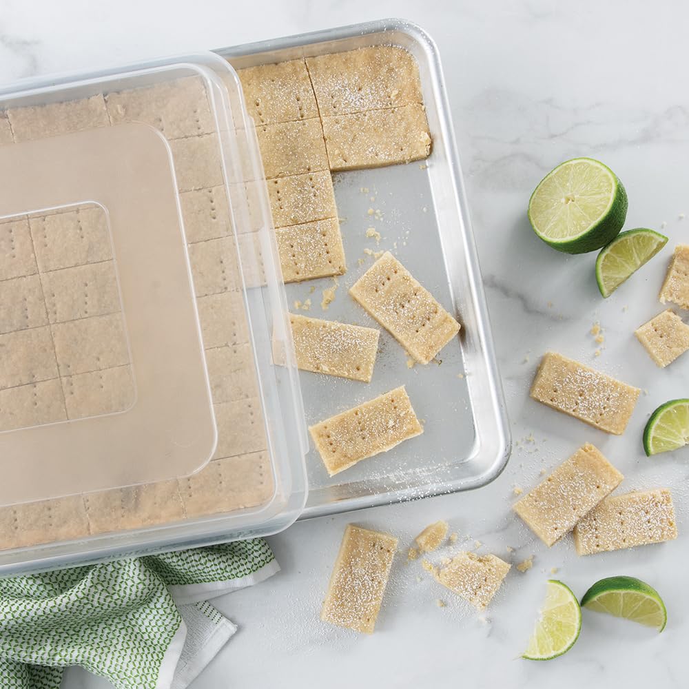 Nordic Ware Naturals Two Half Sheets with Lid Set, 3-Pieces Nordic Ware