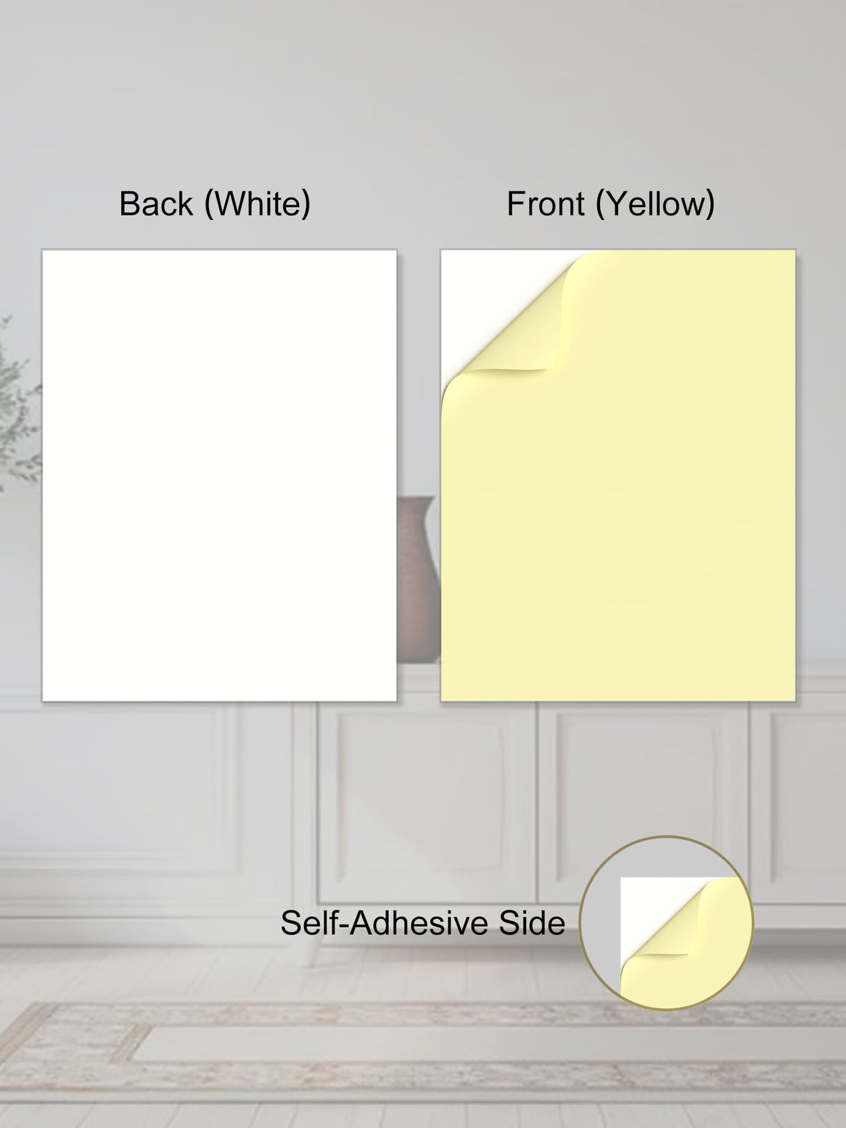 Upgraded 4 Pack Self Stick Mounting Board, No Acid 11 X 14 inch Sticky Board for Cross Stitch, Self Adhesive Photo Backing Supplies for Framing Picture Embroidery Needlework Craft Mogisoniric