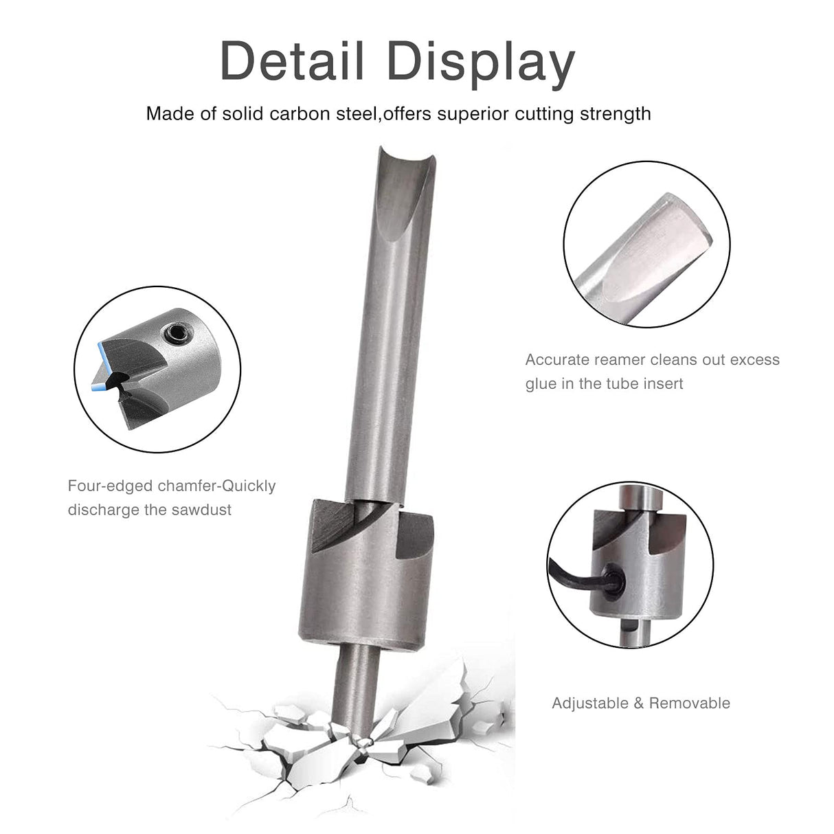 Wood Turning Barrel Kits, Turning Tools, Pen Mandrel MT2 (Pen Mill Kit - 7Pcs) PHUKIMLONG