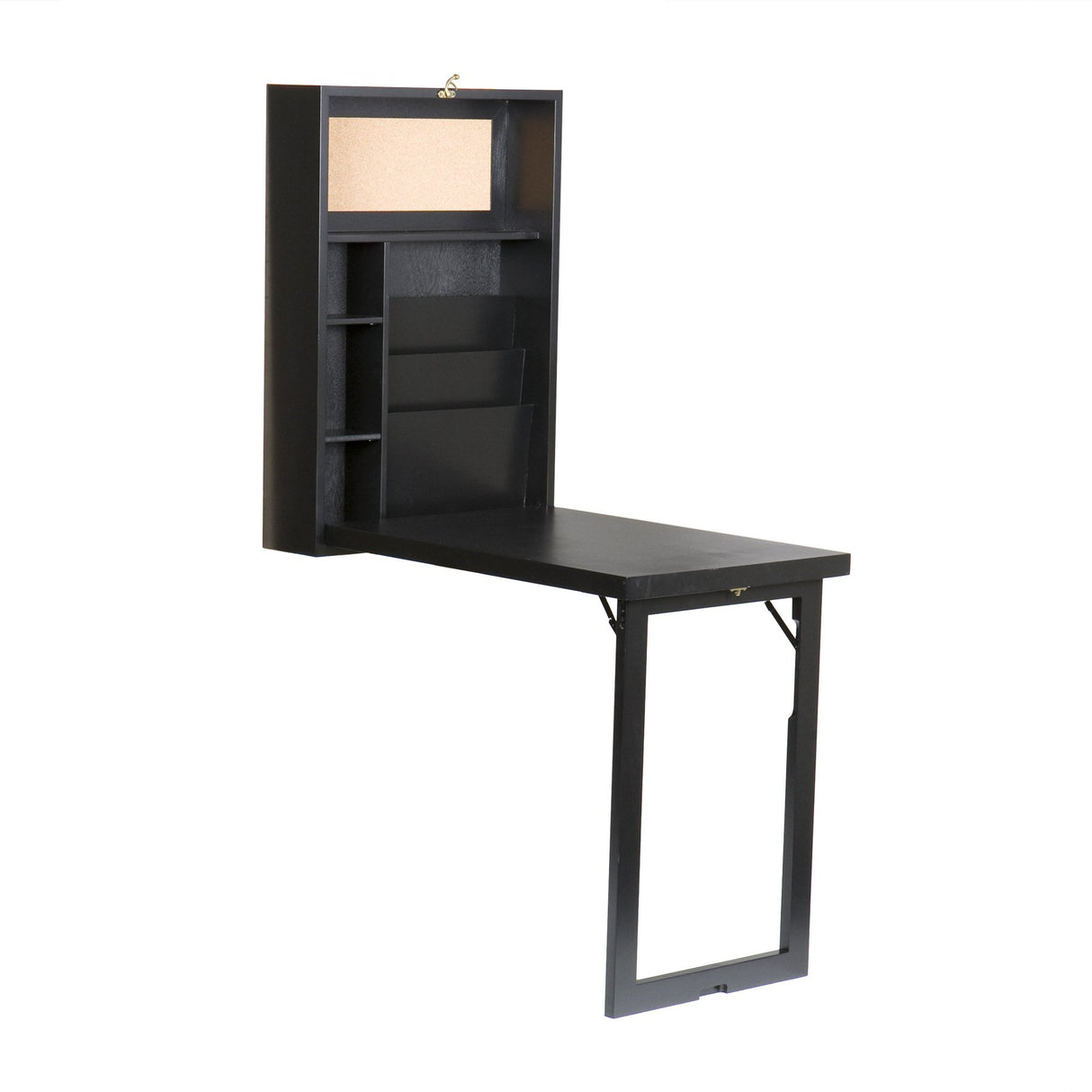 SEI Furniture Convertible Desk, 32.00 in. H x 22.00 in. W x 6.00 in. D, Black SEI Furniture