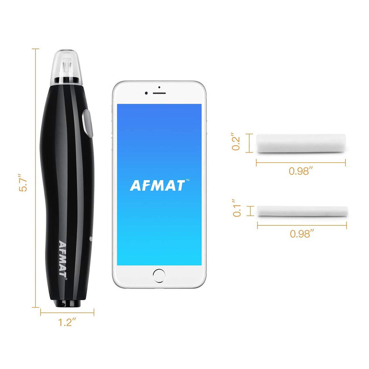 Electric Eraser for Artists, AFMAT Rechargeable Electric Eraser Kit,140 Refills for Drafting, Electric Pencil Eraser - Battery Operated for Drawing Pencils, Crafts, Arts AFMAT