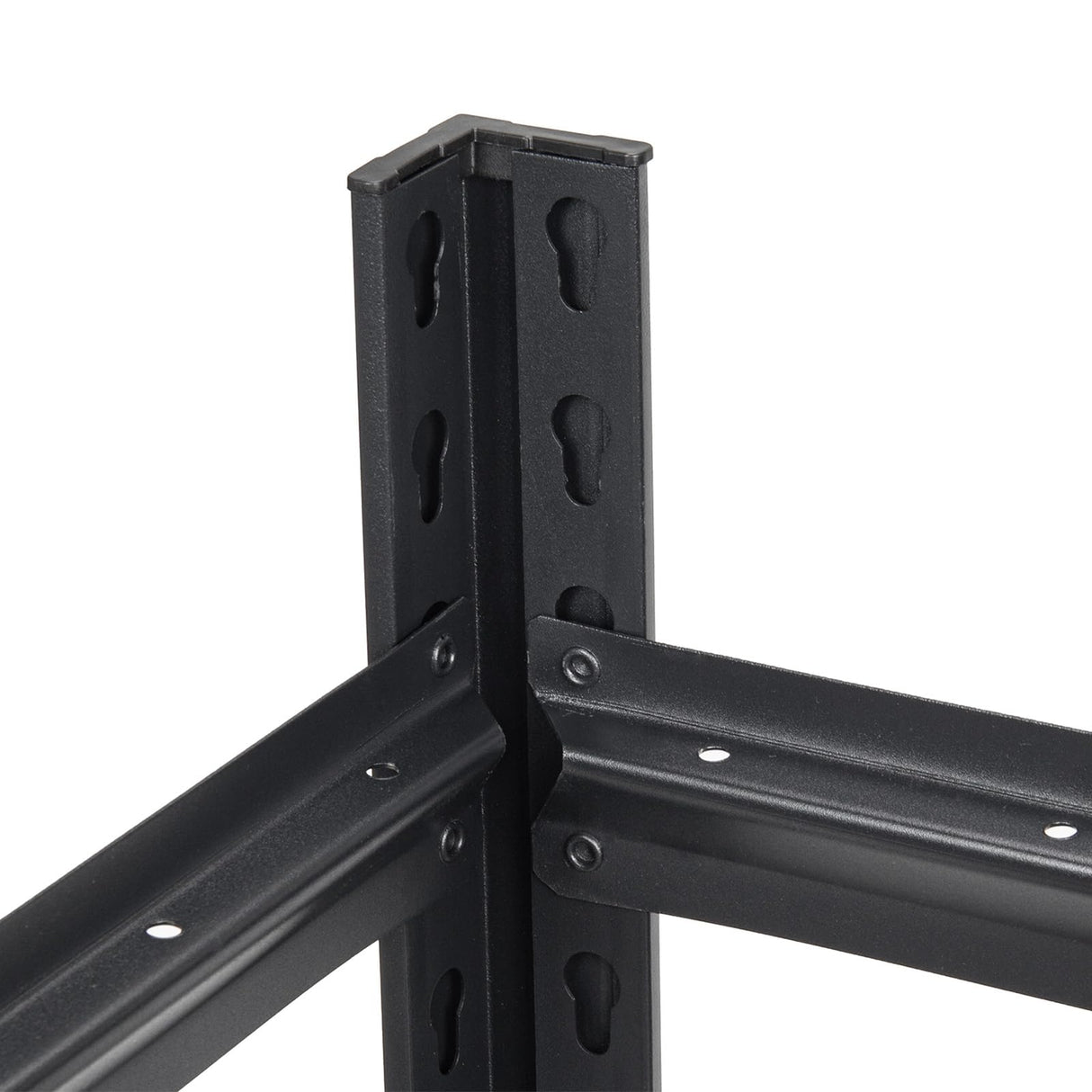 Storage Shelves 3 Tier Adjustable Garage Shelving Heavy Duty 31.5" W x 15.7" D x 31.5" H Metal Shelving Unit for Garage Shelves, Utility Rack Shelf, Storage Warehouse Pantry Closet, Black Abesthink