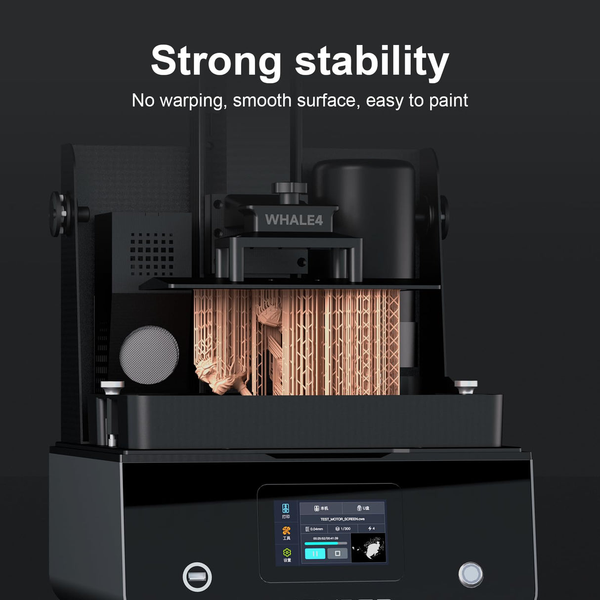 NOVA3D 16K TGM 3D Printer Resin,Tabletop Gaming,High Toughness,Impact Resistance Ultra Precision,405nm LCD Rapid Photopolymer Resin for Board Game Character Model LCD 3D Printing Beige Resin 1kg NOVA3D