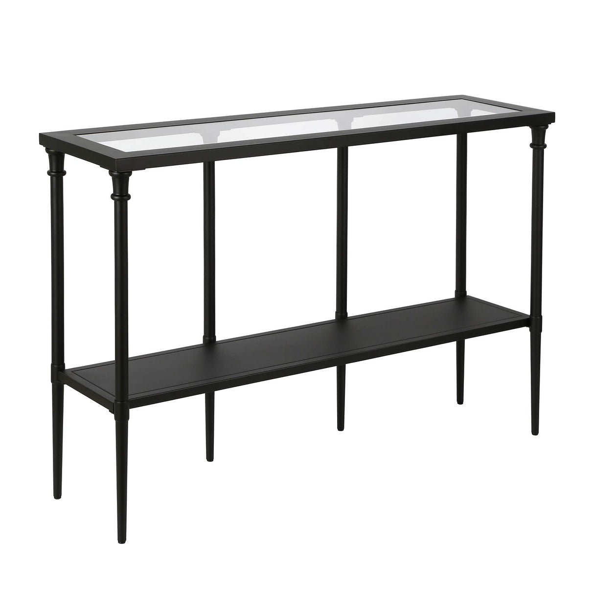 Dafna 45'' Wide Rectangular Console Table in Blackened Bronze Henn&Hart
