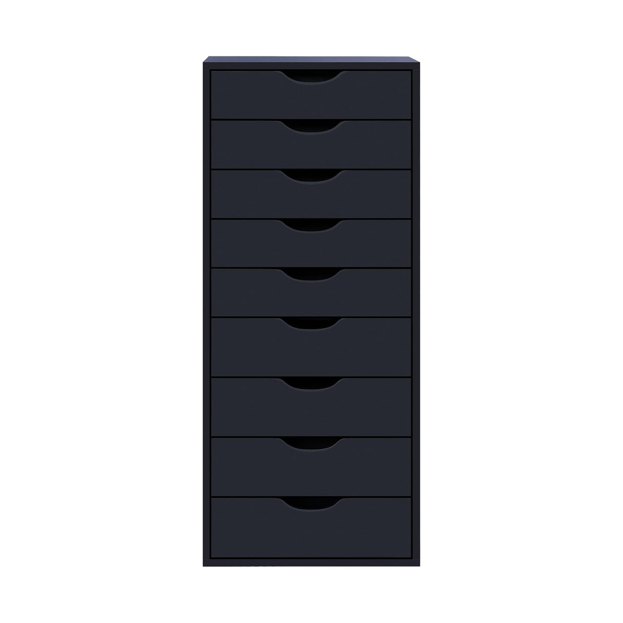 Slim Tall 9-Drawer File Cabinet for Small Offices – Narrow Office Storage Cabinet for Home Office, Modern Office File Cabinet Organizer for cosmetics, books. Naomi Home