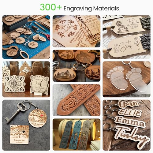 LONGER RAY5 Laser Engraver 2500mW High Precision 0.04 * 0.04mm Laser Cutter and Engraving Machine 130x130mm Working Area Mini Portable Laser Engraver for Wood Metal Acrylic Glass Longer
