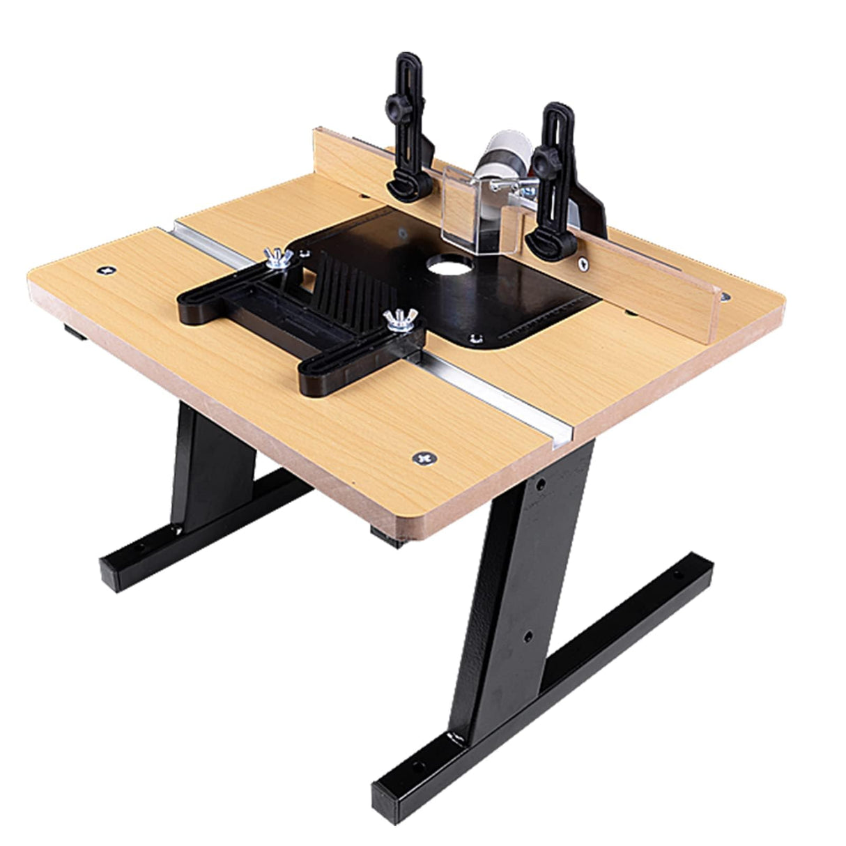 Router Table with Stand and Adjustable Fence,Benchtop Router Table for Wood Router Yeivzwba