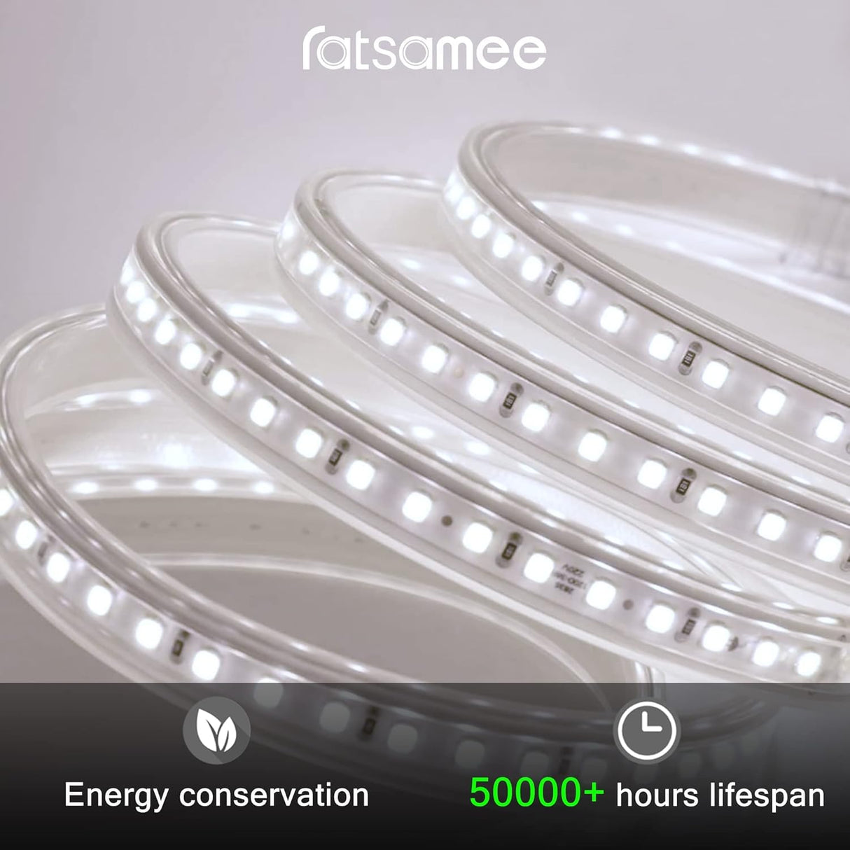 Ratsamee 60x40 Inch Led Mirror for Bathroom with Front Light and Backlit, Dimmable Anti Fog Wall Bathroom Mirror with Led Lights, Water Proof, Decor Vanity Mirror Ratsamee