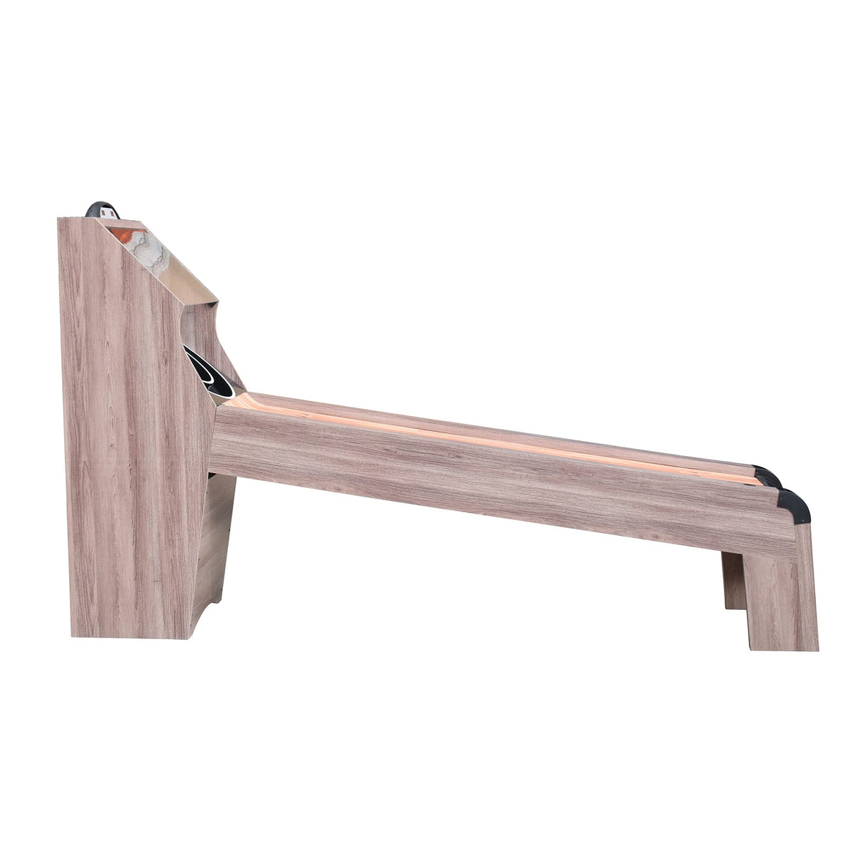 Hathaway Shooting Star 9-ft Arcade Ball Roll and Score Machine Table with LED Electronic Scorer and Sound, Great for Family Recreation Game Rooms, Driftwood Hathaway