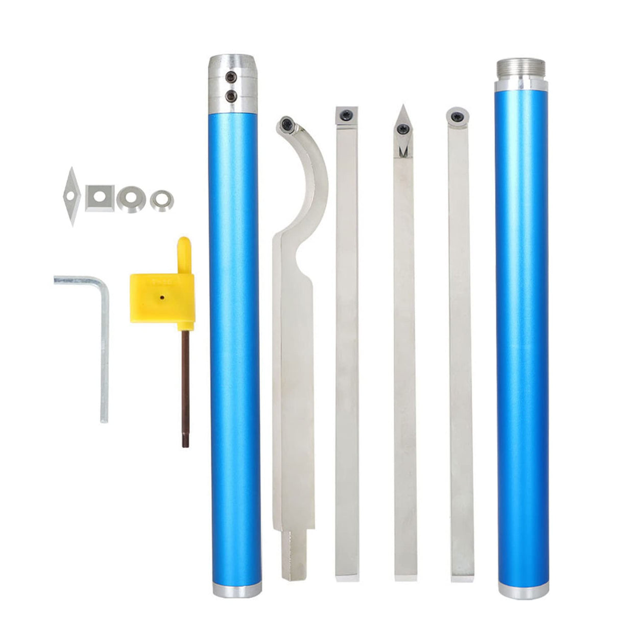 waltyotur 20 Inch Alloy Woodworking Turning Tool Suitable for Small and Medium Sized Turning Projects 12 Pieces waltyotur