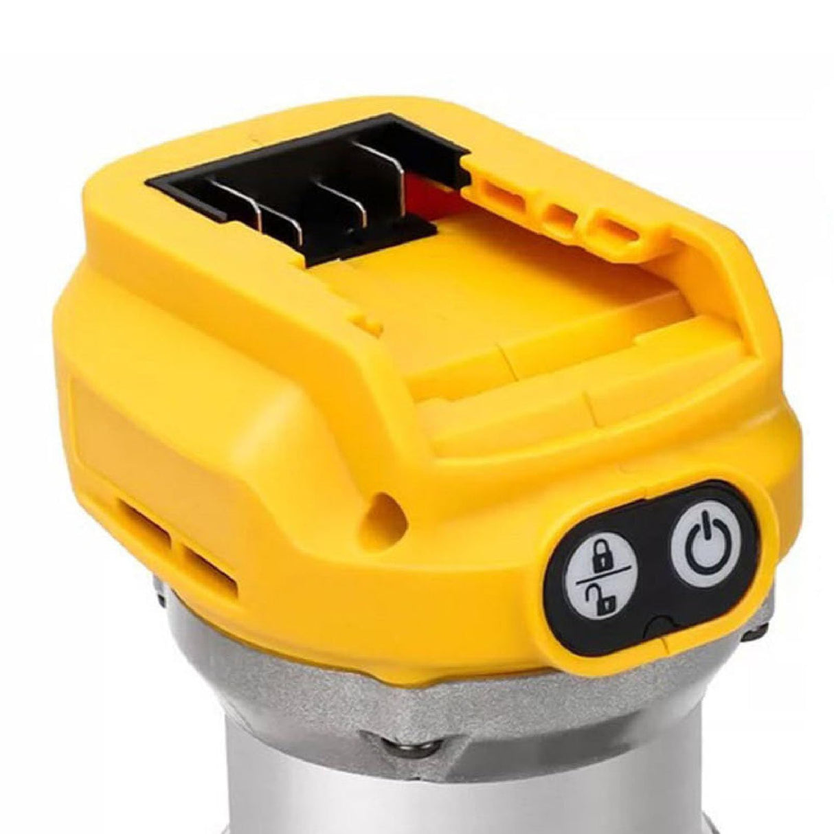 30000 RPM Cordless Compact Router, 6 Speeds, DCB Series 20V Battery, with 800W Brushless Motor, Variable Speed Router, for Woodworking Garosa