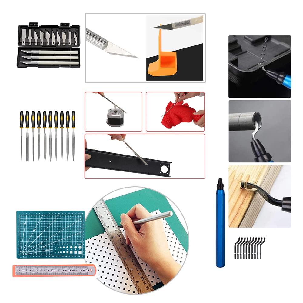 3D Printer Tool Kit, Mintion 82 Pcs 3D Printer Accessories Kit with Nozzle Cleaning Kit, Removable Screwdriver Kit, Deburring, Removal Tools, 3D Printer Tools for Bambu Lab, Ender 3, Neptune 4, Kobra Mintion