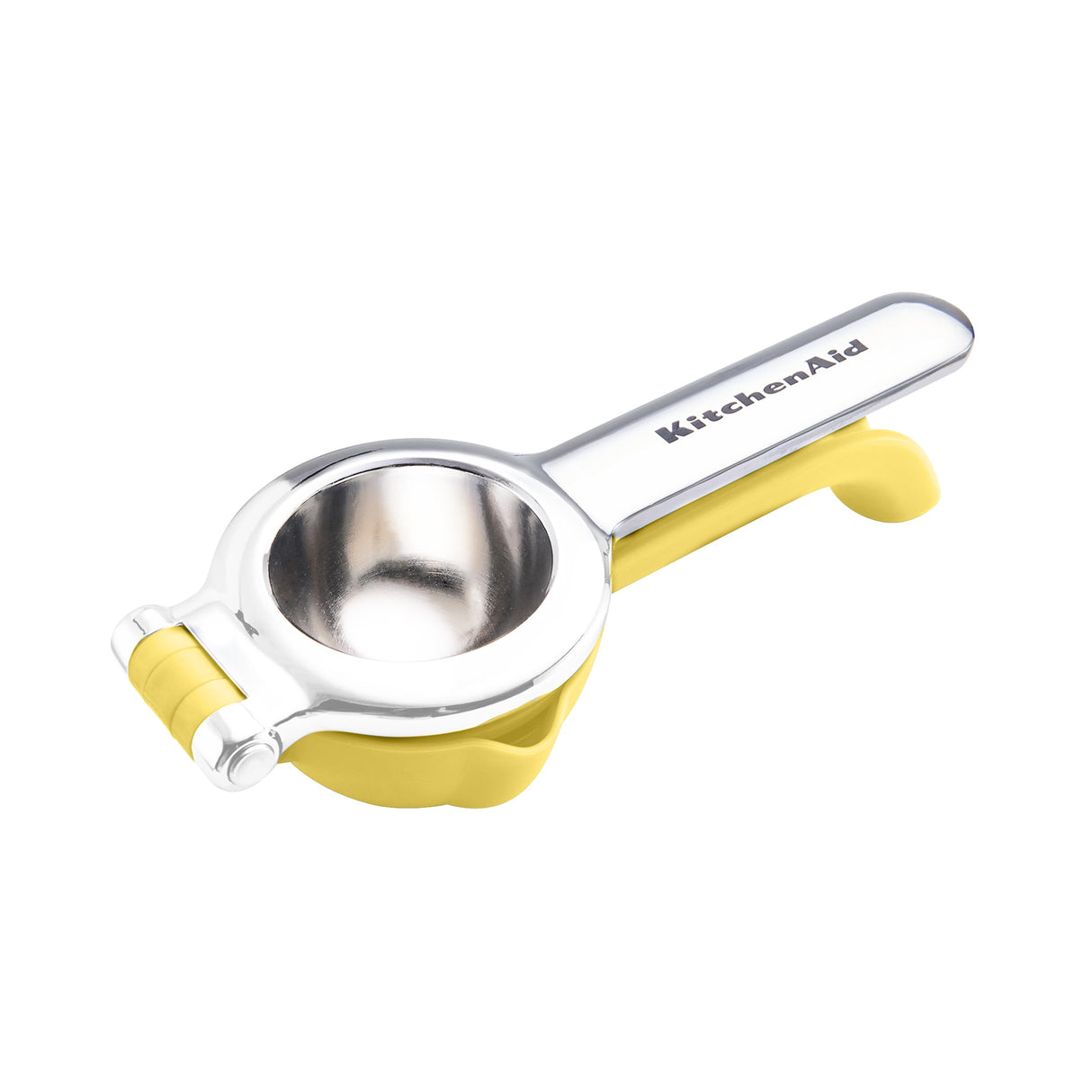 KitchenAid Citrus Juice Press Squeezer for Lemons and Limes with Seed Catcher and Pour Spout, Lemon, 8 inches KitchenAid