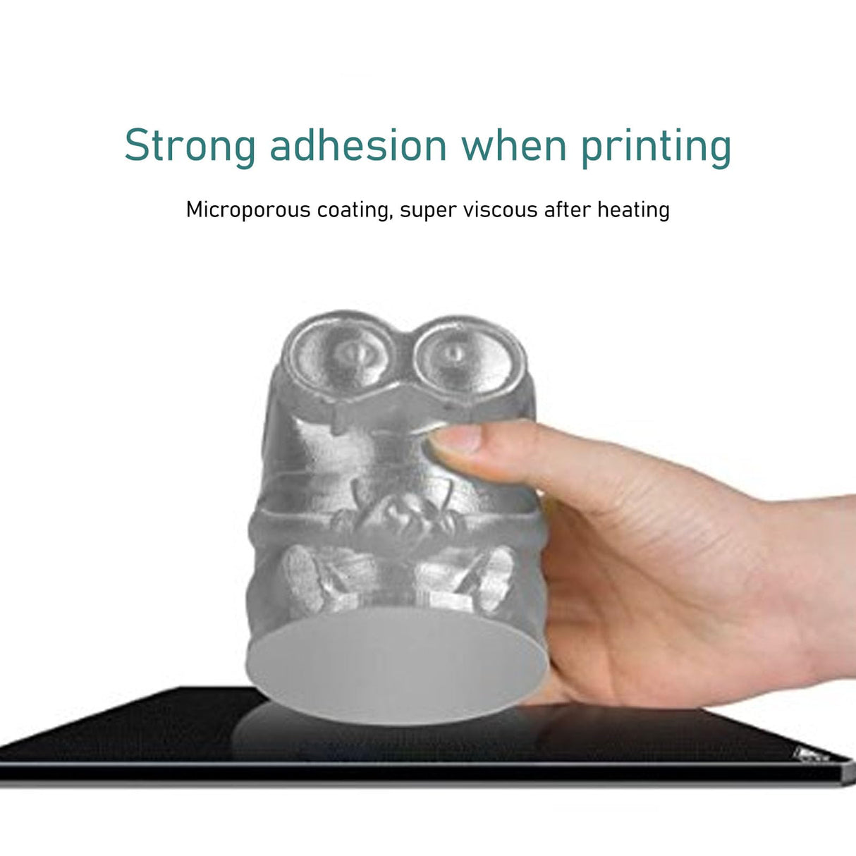 3D Printer Glass Bed, 220x240x4mm Borosilicate Glass Plate, 3D Printer Glass Print for Anycubic MEGA S, 3D Printer Borosilicate Glass Plate Build Surface, Easy Release Fockety