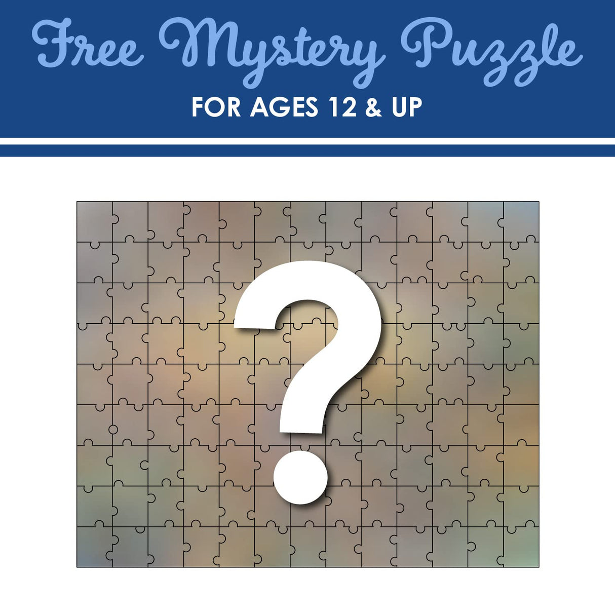 White Mountain Puzzle Sorter and Mystery Puzzle White Mountain