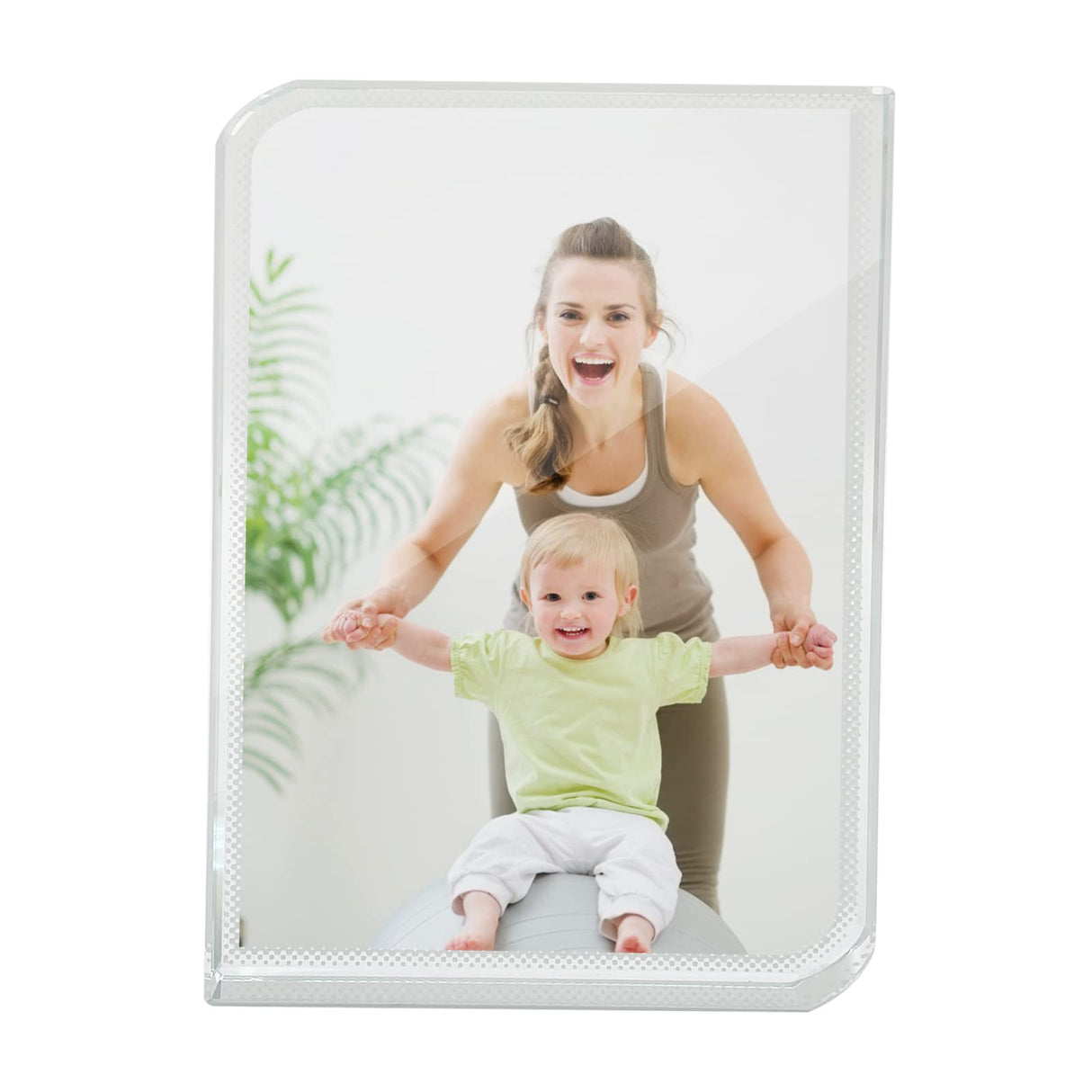 Ismosm Sublimation Crystal Blanks, Two Pack Glass Plaque Blanks for Sublimation Award Plaque, Picture Frame, Sublimation Gifts, Crystal Tabletop Decor, DIY Sublimation Blanks with Improved Gift Box Ismosm