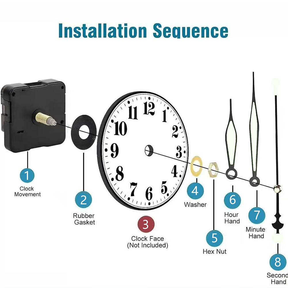 Sulunmo DIY Diamond Art Painting Kit Desk Tabletop Clock Craft Diamond Drill Art Kit for Home Decor Decoration, Creative Gift(Glow-in-The-Dark Bee-32) Sulunmo