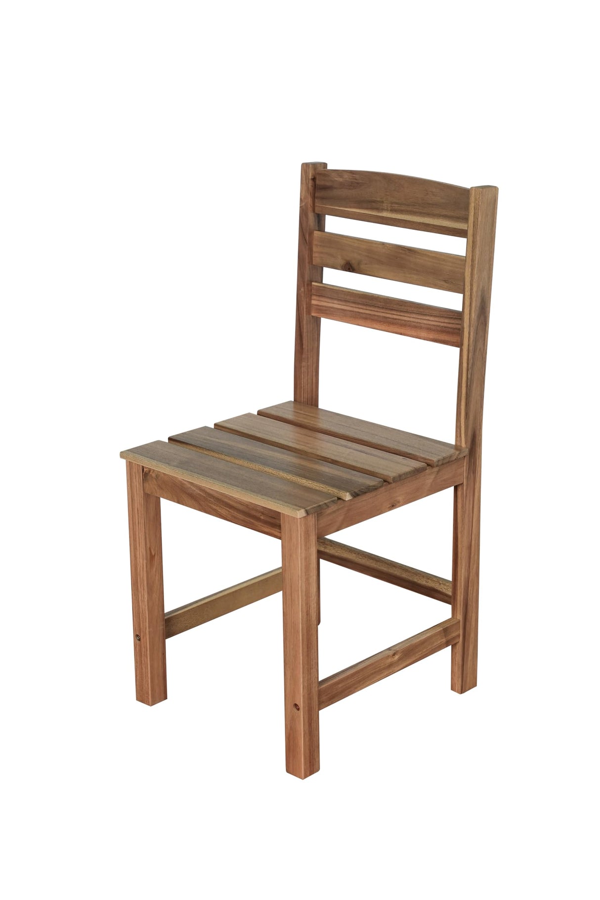 LUMISOL 6 Piece Patio Conversation Furniture Set, 6-Piece Outdoor Table Set with 4 Chairs and 1 Bench for 6 Persons, Acacia Wood Outdoor Table and Chair Set for Patio Balcony Backyard, Natural Wood LUMISOL