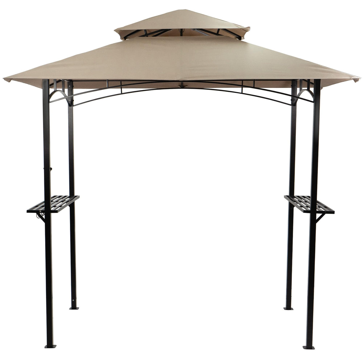 Kozyard Andra Soft Top BBQ Canopy - 8'X5' Outdoor Grill Gazebo Grill Canopy (Tent) with 4pcs Detachable LED Light, Perfect for Barbecue & Grill, Outdoor Canopy Kozyard