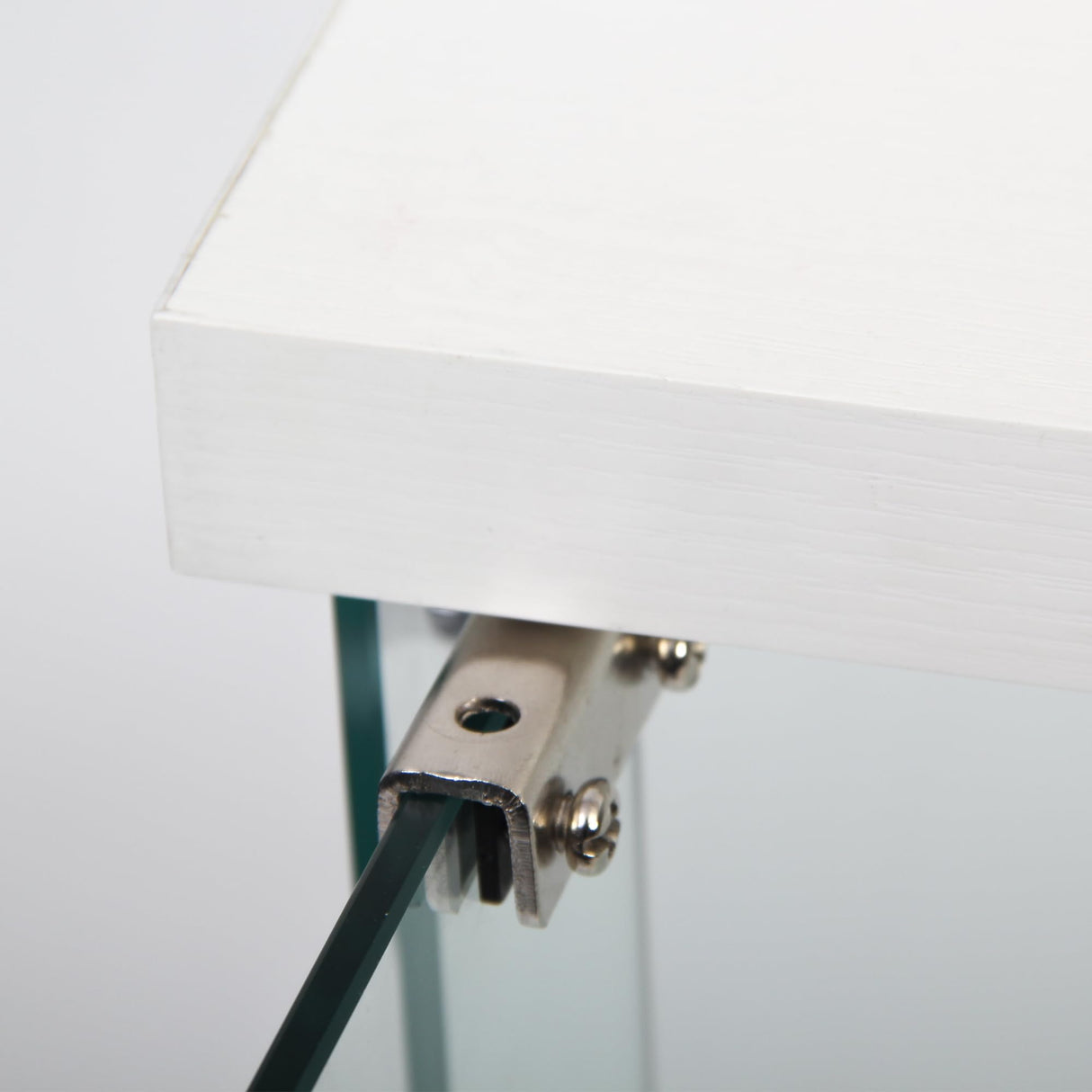 Yoluckea 3 Shelves Glass Display Cabinet with Door, Curio Collection Glass Display Case for Home Office, Floor Standing Bookshelf Corner Cabinet for Book Toys Glory (White) Yoluckea