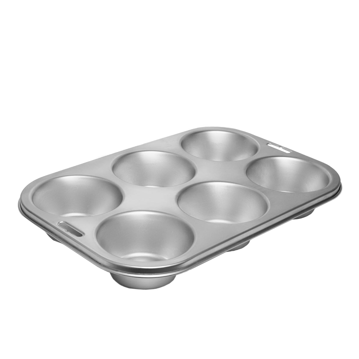 Fox Run Stainless Steel Extra Large Muffin and Cupcake Pan, 6 Cup Fox Run