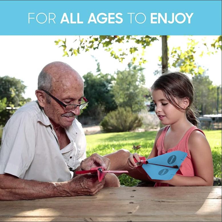 POWERUP 2.0 Paper Airplane Conversion Kit | Electric Motor for DIY Paper Planes | Fly Longer and Farther | Perfect for Kids & Adults | Ready to Use Aeroplane Engine Kits POWERUP