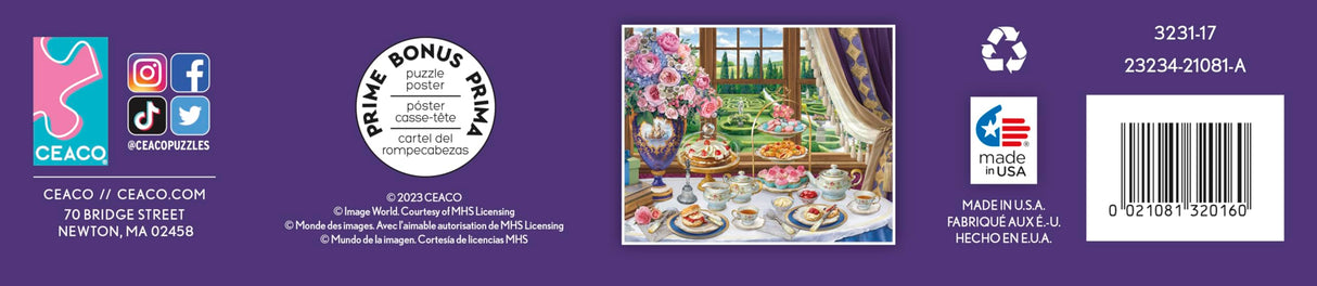 Ceaco - English Breakfast - 1000 Oversized Piece Jigsaw Puzzle Ceaco