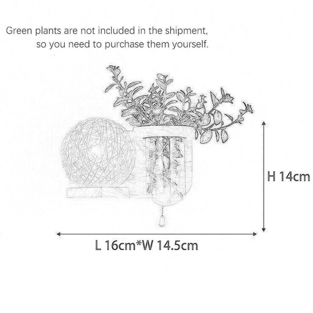 RXPVUXE Wooden Wall Sconce Clear Glass Tube Wall Lamp Modern Net Cage Wall Light with Pull Switch, Globe Retro Wall Sconces Wooden Nordic Wall Lighting Fixture for Bedroom Living Room, E27 RXPVUXE