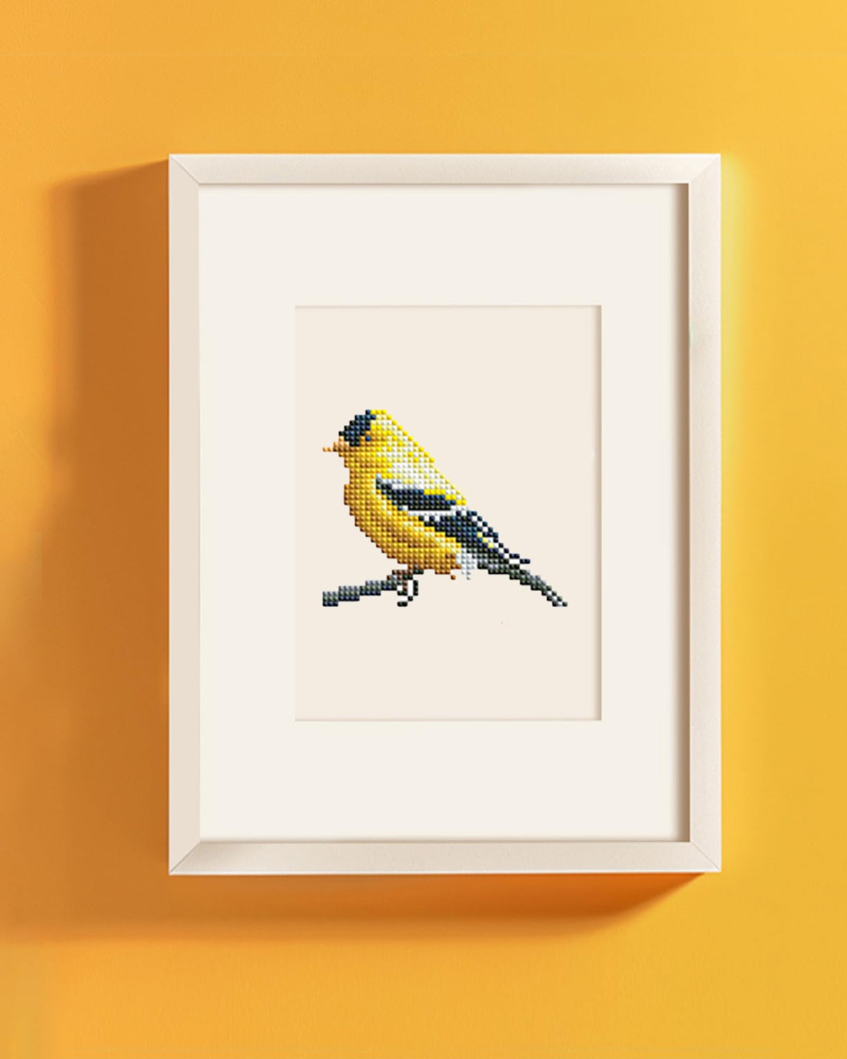 PeakLuv Small Diamond Painting Kits Birds, 12 Pcs Birds Mini Diamond Art Kits for Adults, 5D DIY Square Drill Diamond Dots, Quickly Finishable Cardinal Mini Gem Art for Home Wall Desktop Decor, 6X7in PeakLuv