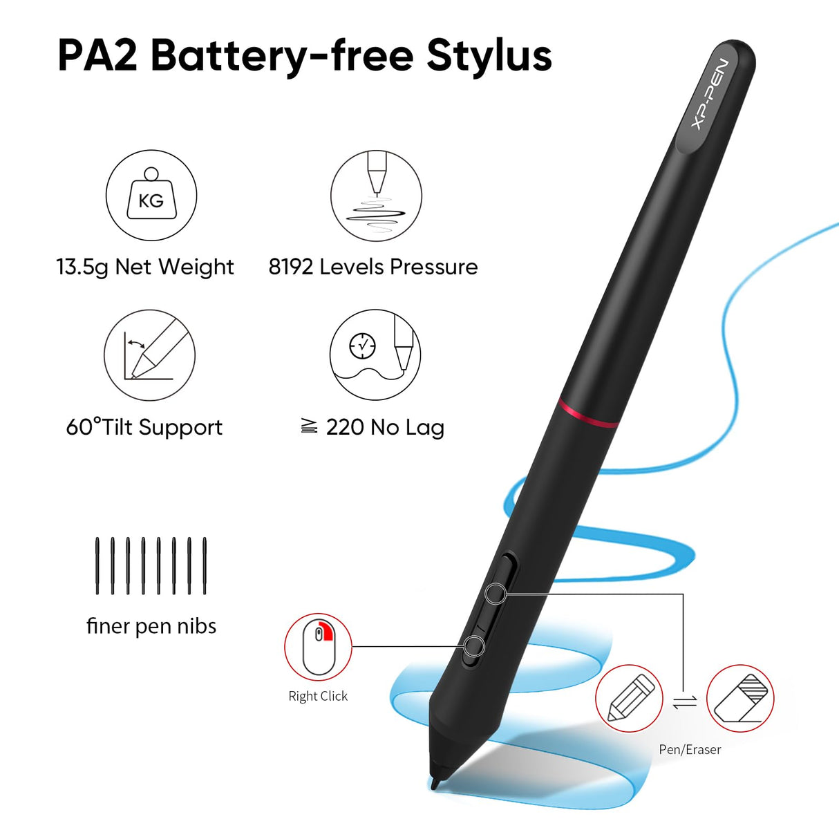 XPPen Drawing Tablet with Screen Full-Laminated Graphics Drawing Monitor Artist13.3 Pro Graphics Tablet with Adjustable Stand and 8 Shortcut Keys (8192 Levels Pen Pressure, 123% sRGB) XP-PEN