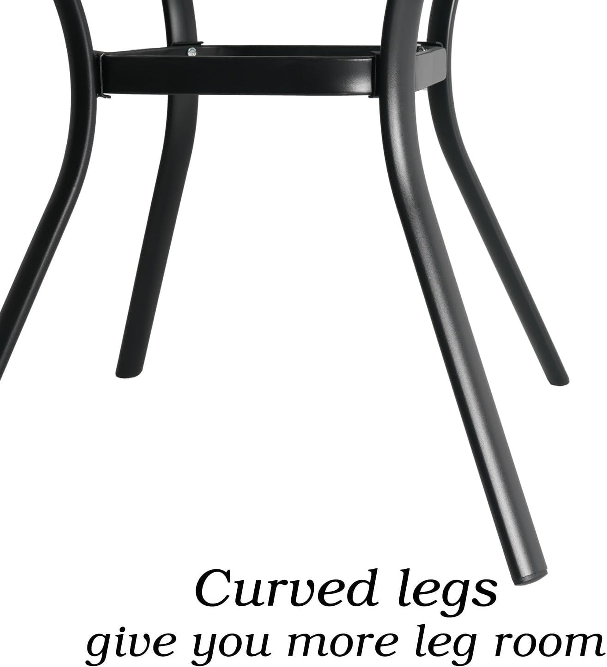 Anmutig 5-Piece Outdoor Dining Set, 48'' Round Table with 4 Swivel Chairs All Weather Furniture Set - Brown Style1 Anmutig