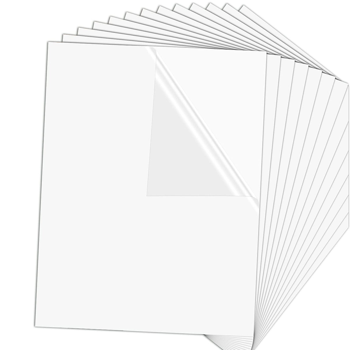HTVRONT Sublimation Sticker Paper - 20 Pcs Glossy Transparent Waterproof Sublimation Stickers HTVRONT