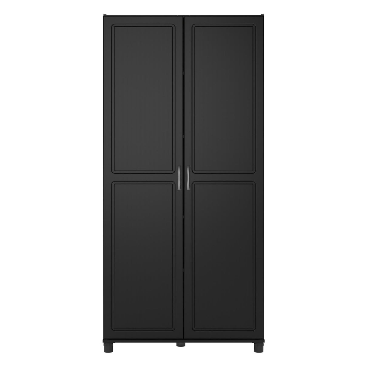 Systembuild Evolution Kendall 36" Utility Storage Cabinet, Black SystemBuild