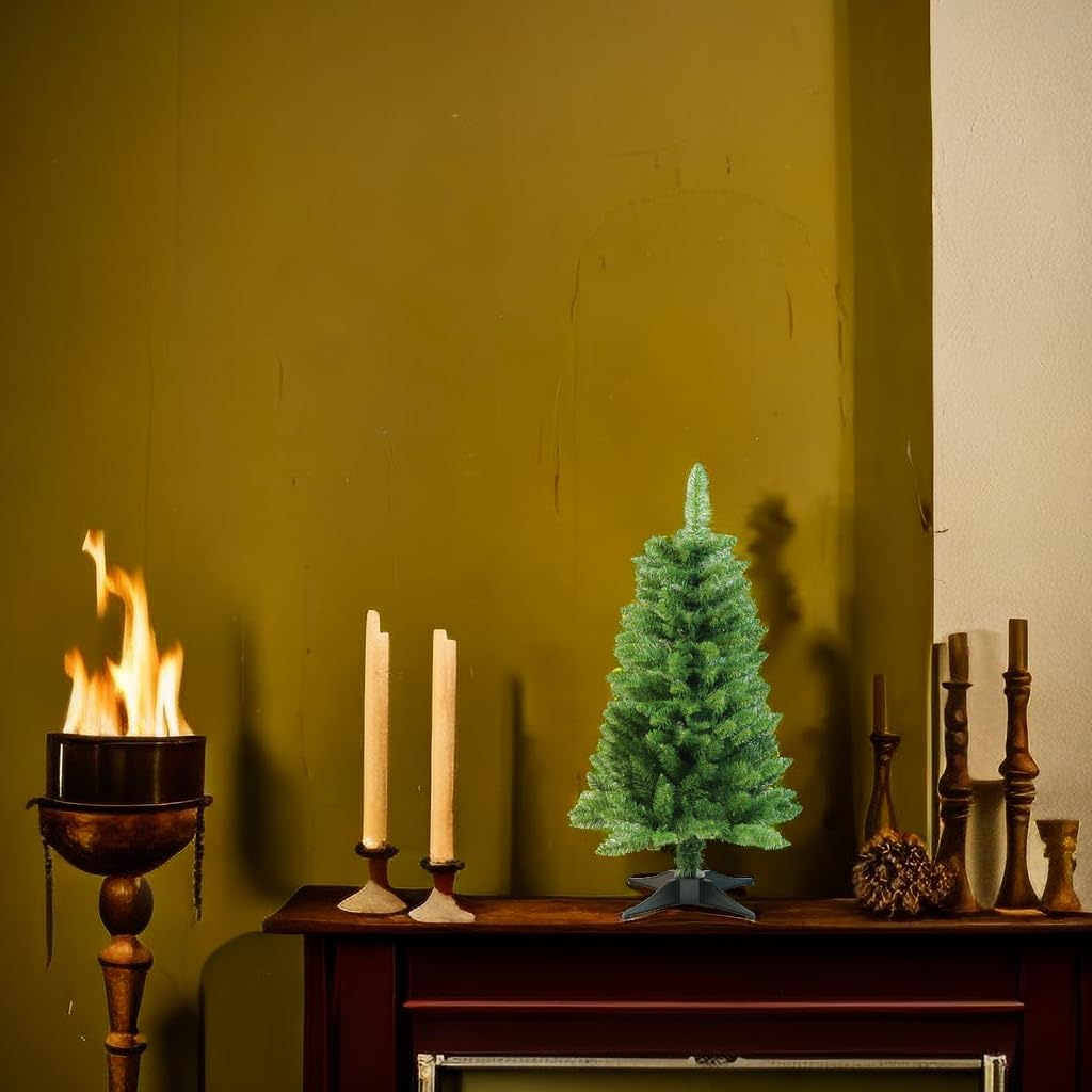 Small Christmas Tree 3FT Artificial Desktop Xmas Tree for Holiday Decor 160 Branch Tips,Green Senjie