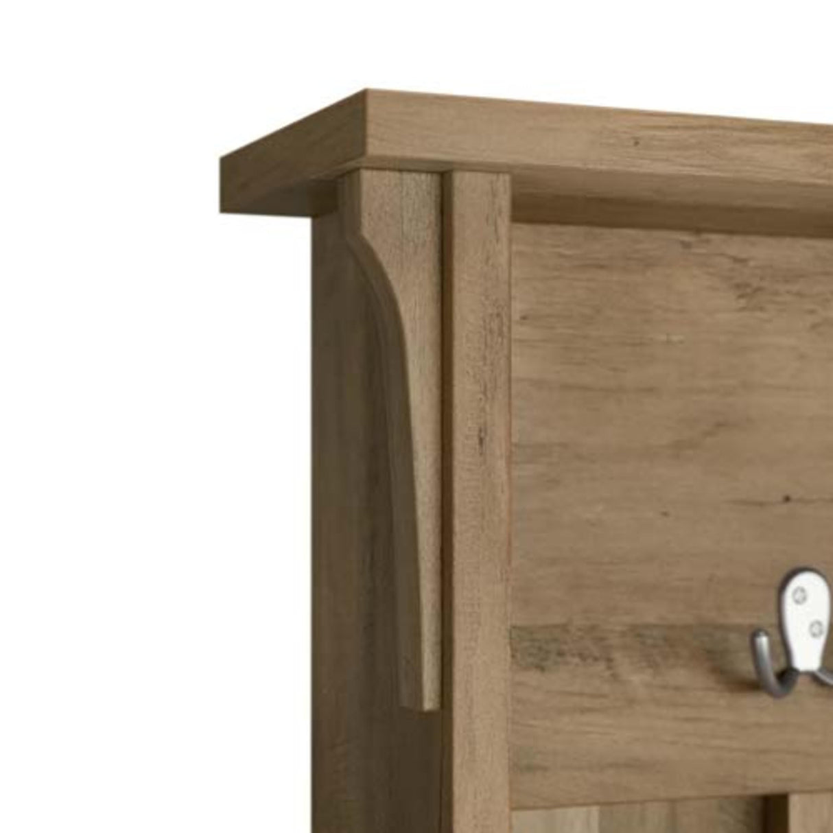 Bush Furniture Salinas Hall Tree with Shoe Storage Bench in Antique White, Multi-Purpose Home Organizer, Entryway Solution with Seating and Hooks Bush Business Furniture