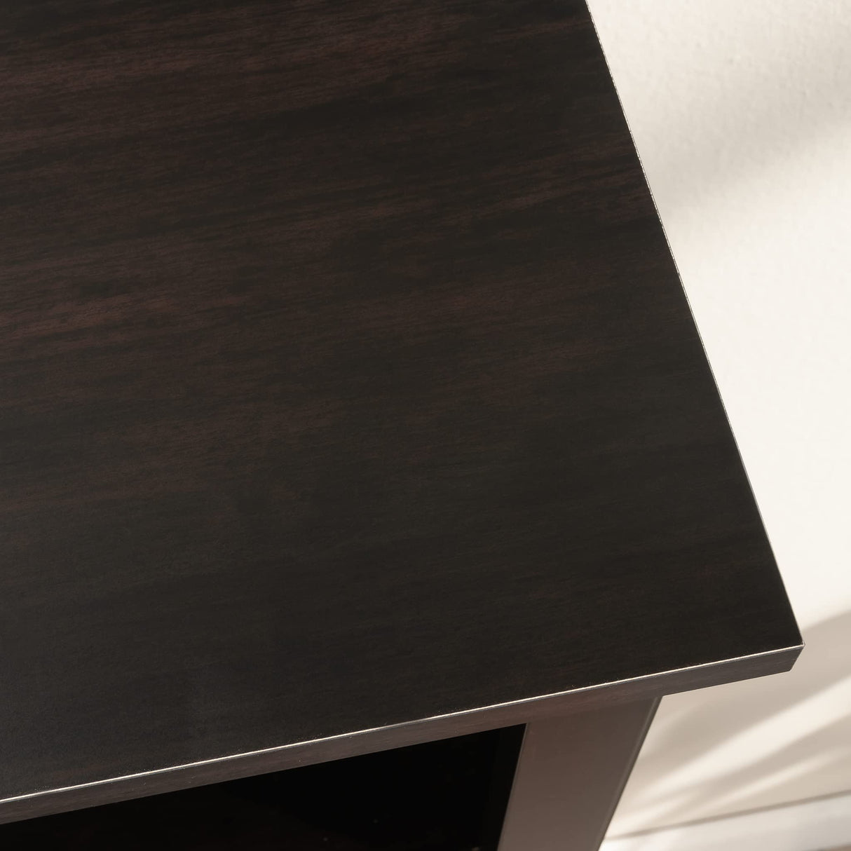 Sauder Miscellaneous Storage 5 Bookcase/book shelf, L: 35.28" x W: 13.23" x H: 69.76", Estate Black Sauder