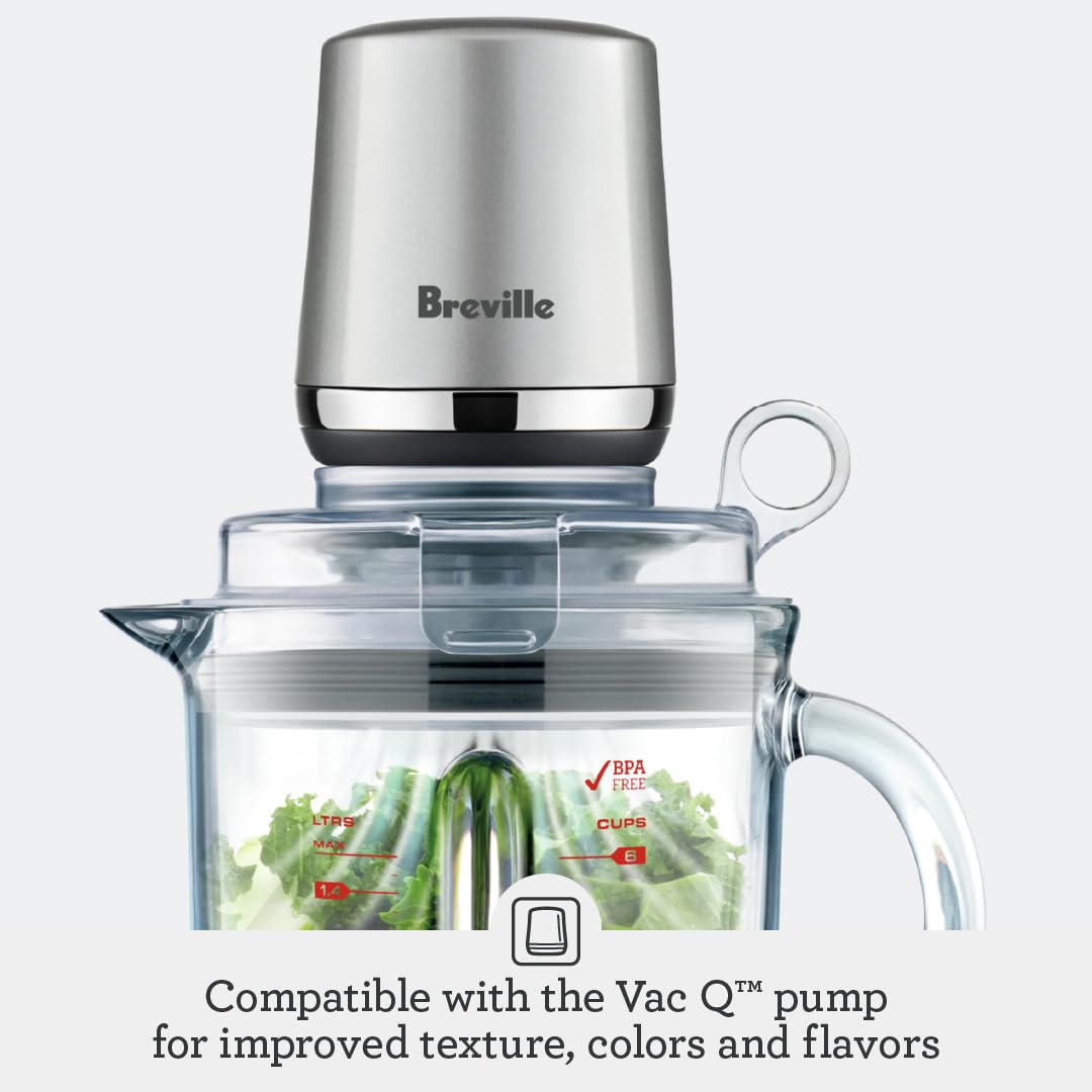 Breville BBL620SIL1AUS1 The Fresh & Furious Food_Blender, 50oz, Silver Breville