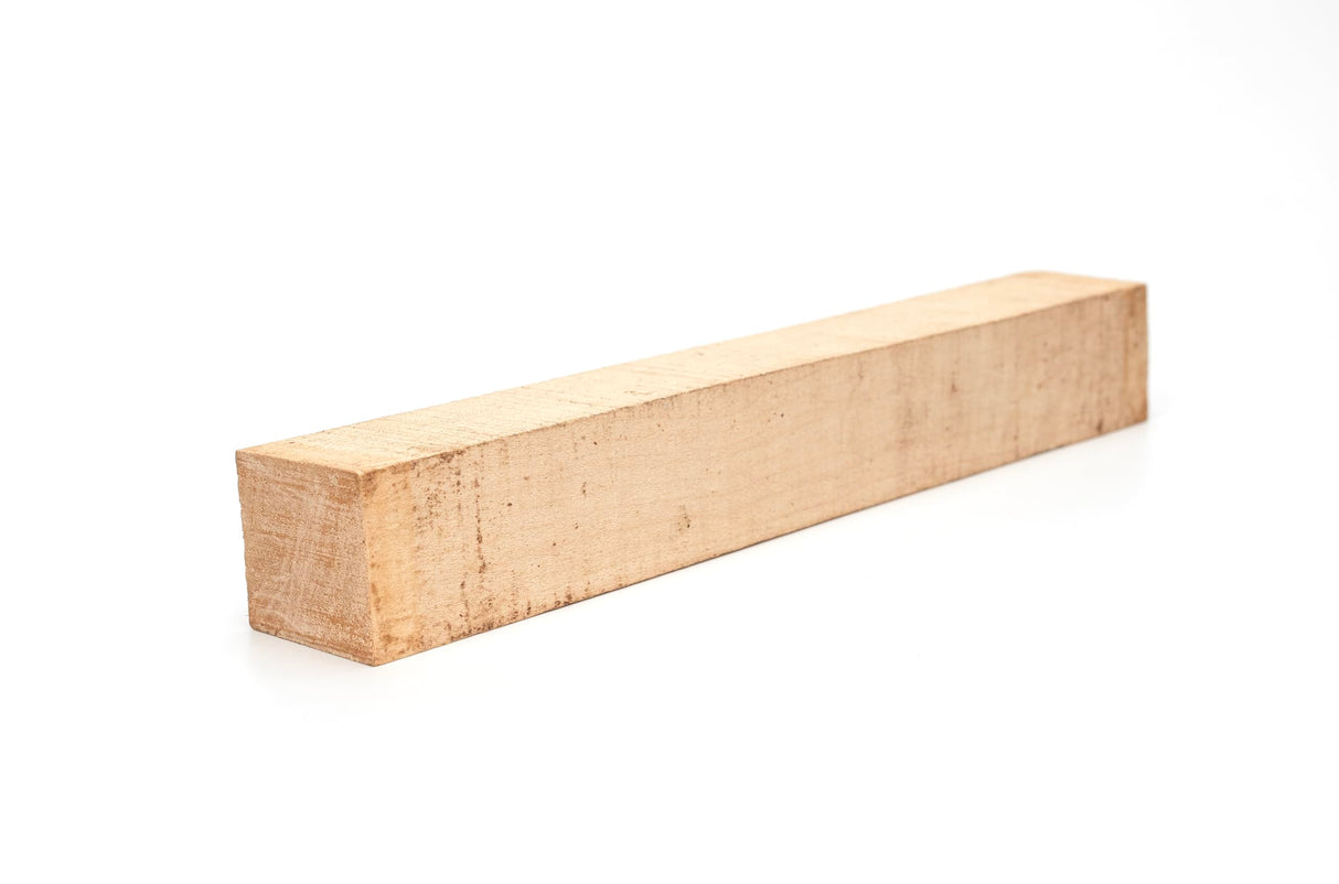 Exotic Wood Zone Hard Maple Turning Blank - Hardwood for Eco-Friendly Woodworking, Woodturning, Wood Lathe, Sustainable Wood, Woodcraft, DIY Projects 2" x 2" x 36" (1 Piece) Exotic Wood Zone