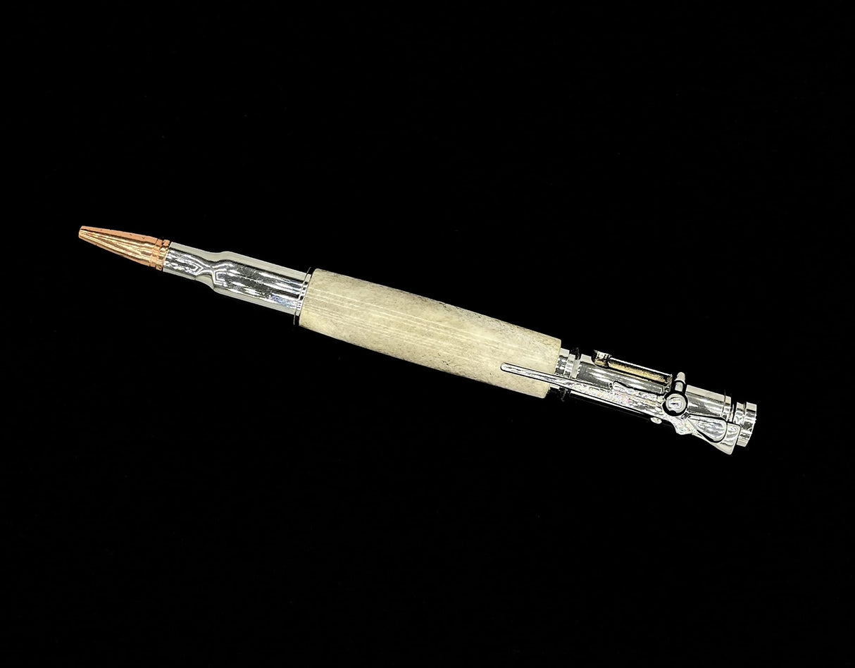 Texas Deer Antler Pen Blanks (2-PACK) Pen Blanks for Woodturning - Easy to Drill & Pro Quality for use on Lathes Deer Valley Dog Chews Deer Antlers