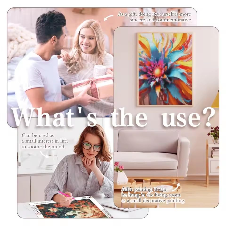 Oil Painting of Wine Glass Cup 5D Diamond Painting Kits for Adults Full Drill Round Rhinestone Full Range of Drill Acrylic Diamond Gem Beads DIY Art Craft, Home Wall Decor (14x14 inch) ei327 WoodArtSupply