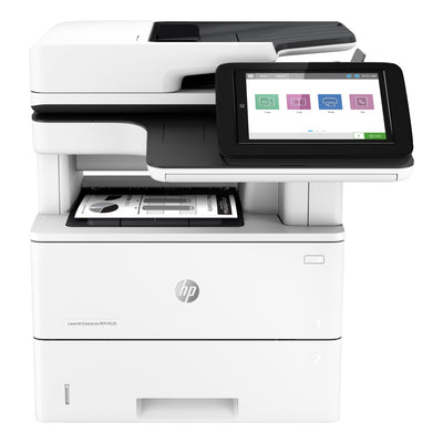 HP LaserJet Enterprise MFP M528dn Monochrome All-in-One Printer with built-in Ethernet & 2-sided printing (1PV64A), White